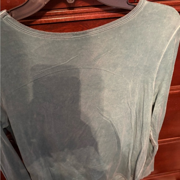 Alya Women's Teal Long Sleeve Top - Picture 2 of 3